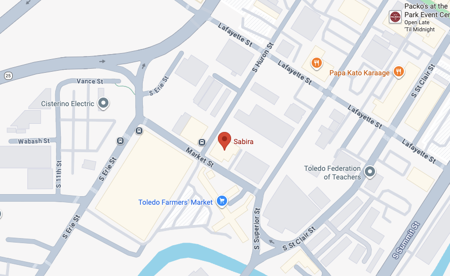 Sabira Restaurant located in the Warehouse District of Toledo